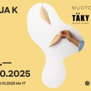 Muotoilusyksyn lokakuun näyttelyn mainos