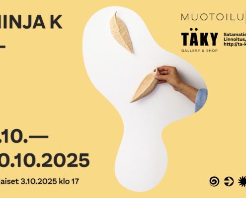 Muotoilusyksyn lokakuun näyttelyn mainos